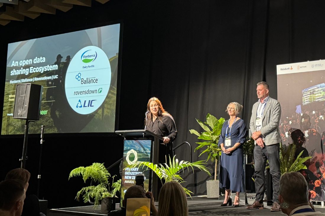 Data-sharing solution for Fonterra farmers picks up national award